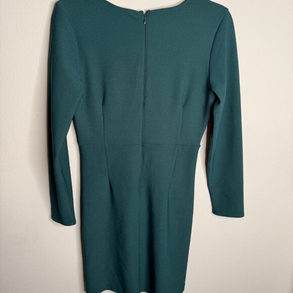 Abercrombie & Fitch Women's Green Long Sleeve O Ring Mini Dress -‎ Size M Medium - Picture 3 of 5